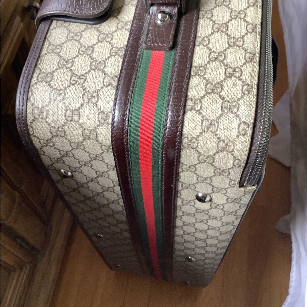 Gucci Beige and Brown Men's Travel Bag